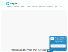 Tablet Screenshot of enquiresolutions.com